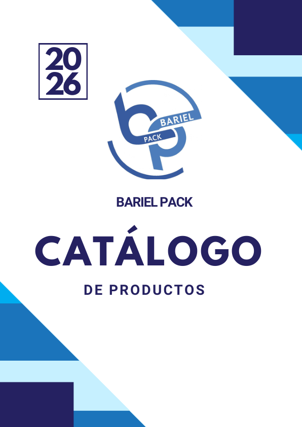 Portada del catálogo de productos de Bariel Pack